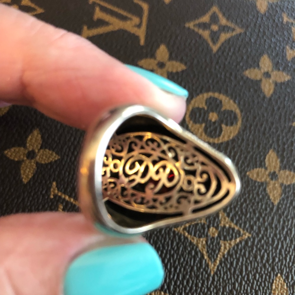 Dallas Prince Garnet Ring - Picture 5 of 7